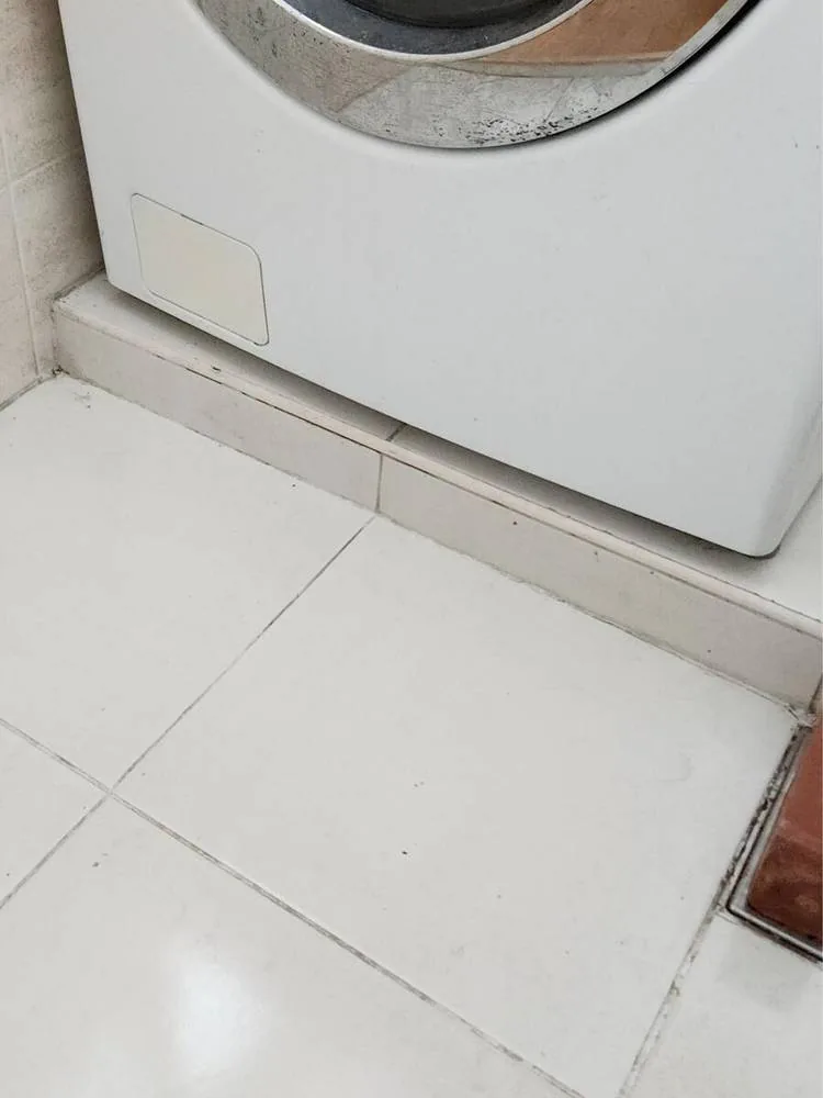 세탁기단넓히기 시공 전